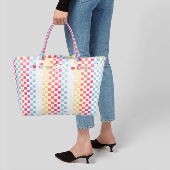 Kate Spade Woven Tote - Picture 2 of 8